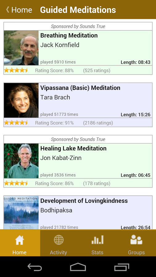Insight Timer Meditation Timer Android Apps on Google Play