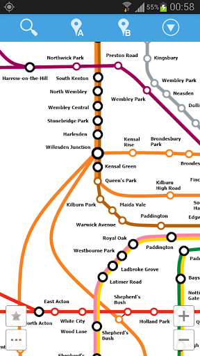 London Metro Map