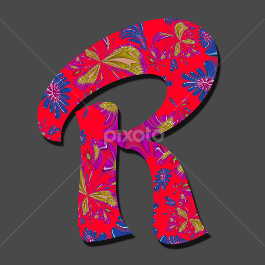 Alphabet R Single Letters Typography Pixoto