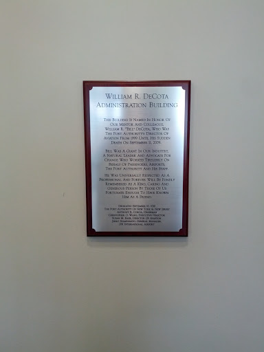 William R. DeCota Dedication Plaque