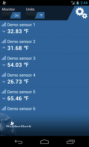 WeatherHawk MyBlue-T Monitor