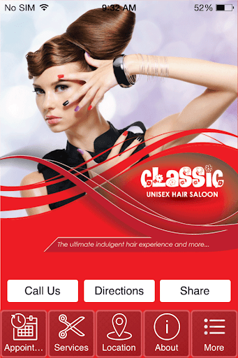 Classic Unisex Hair Saloon