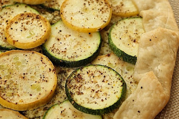 Zucchini &amp; Squash Galette