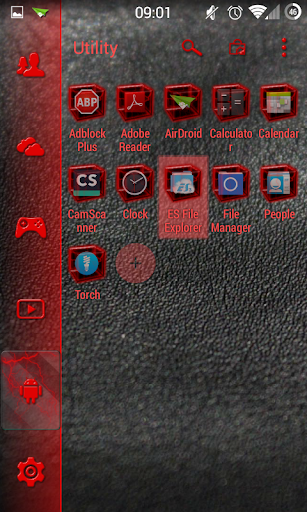 【免費個人化App】SL Red Thunder Theme-APP點子