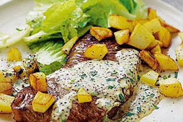 Super steak with cheat’s béarnaise