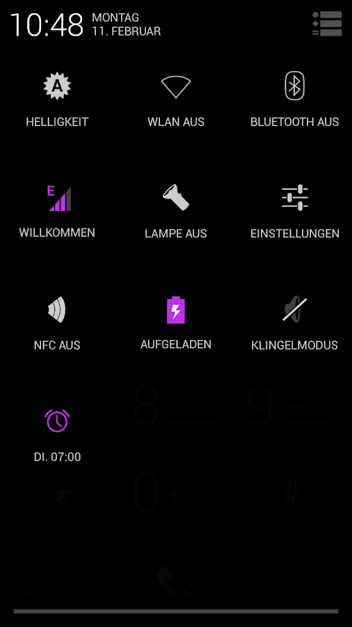 Betterbean CM10 Theme Purple X - screenshot