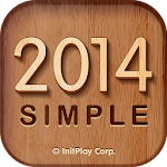卓上カレンダー2014：シンプルカレンダー 「ウィジェット」 Apk