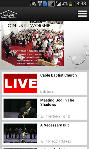 Cable Baptist Church Live