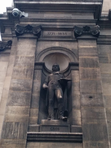 Statue de Cros Hôtel de Ville