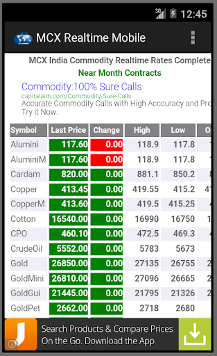 MCX Realtime Mobile