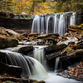 Oneida Falls by Michael Sharp - Nature Up Close Natural Waterdrops
