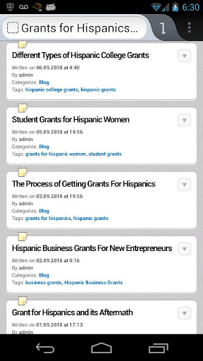 Hispanic Scholarships Grants