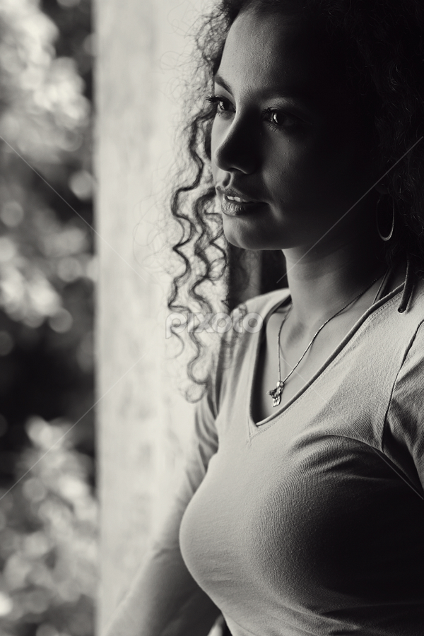 by Januar D - Black & White Portraits & People