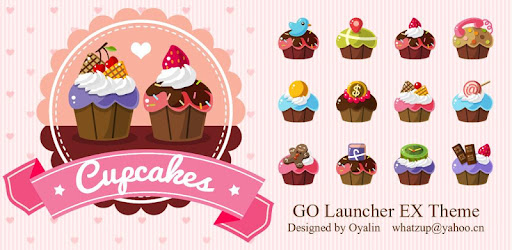 Cupcakes - GO Launcher Theme -  apk apps