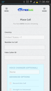 TraceBust - Fake Caller ID