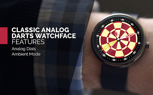 Android application Classic Analog Darts WatchFace screenshort