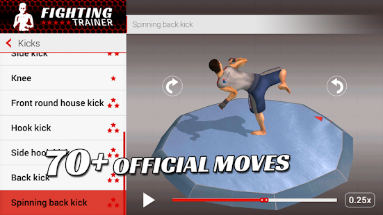 Fighting Trainer Screen 2