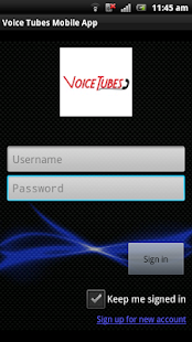 Voice Tubes Mobile App
