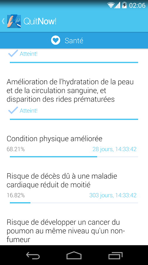 QuitNow! Pro  Arrêter de fumer - screenshot