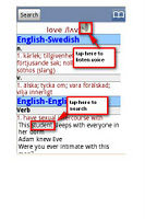 English Swedish Dictionary Pro APK 스크린샷 이미지 #2