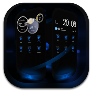 Next Launcher Theme MagicBlue