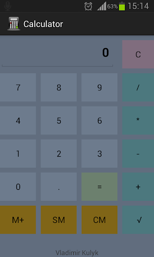 Calculator Metro Style