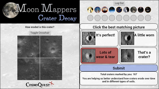 Moon Mappers Crater Decay
