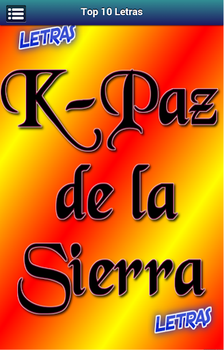 Letras K-Paz de la Sierra