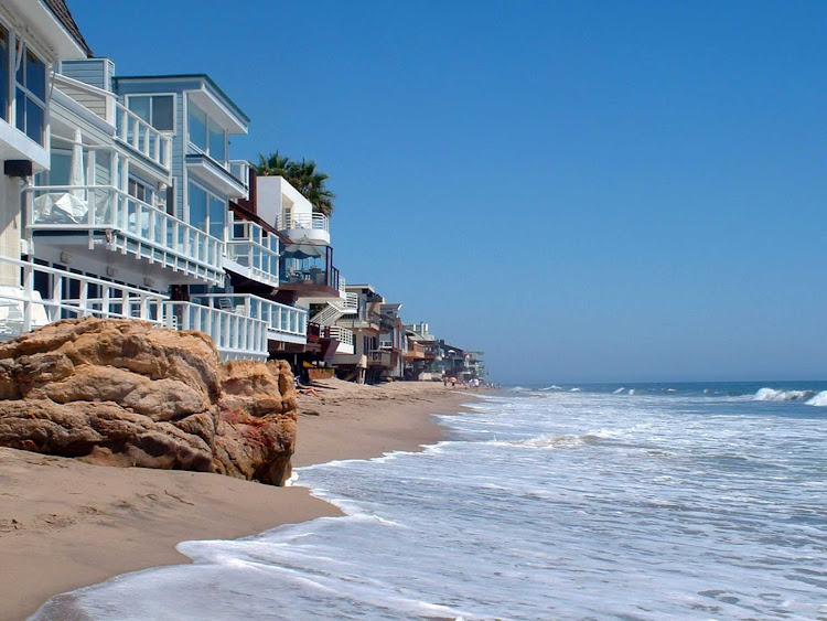 The sands of Malibu, California.