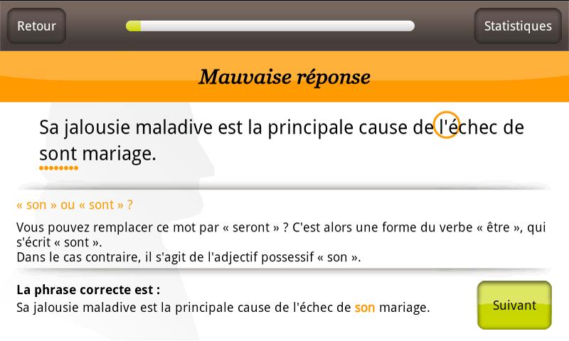 Orthographe Projet Voltaire + Screen 3