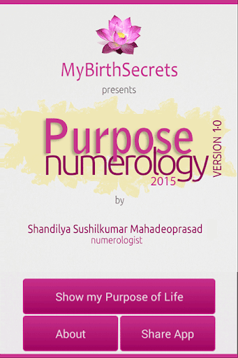 Purpose Numerology