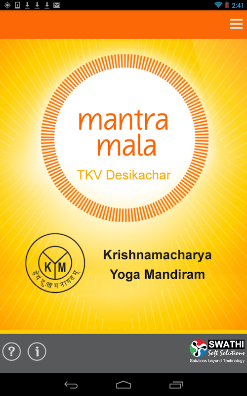 Android application Mantra Mala screenshort