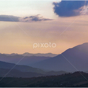 sunrise  #9431 by Giorgio Passoni - Landscapes Mountains & Hills