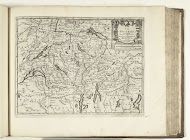 Kaart van Zwitserland, 1726