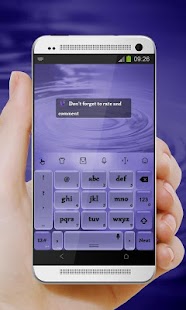 Blurry Purple TouchPal Theme Screenshots 9
