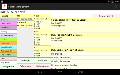 Patient Management - Demo