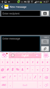 GO Keyboard Lovely Pink Screenshots 11