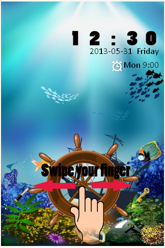 【免費個人化App】Under Water LOCK SCREEN-APP點子