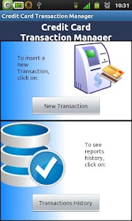 Credit Card TransactionManager
