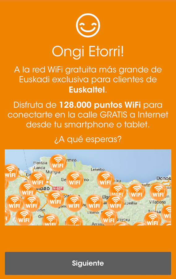 Euskaltel enciende 15puntos WiFi en las calles de Euskadi
