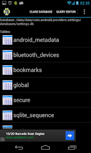 sqlite Database Editor - screenshot thumbnail