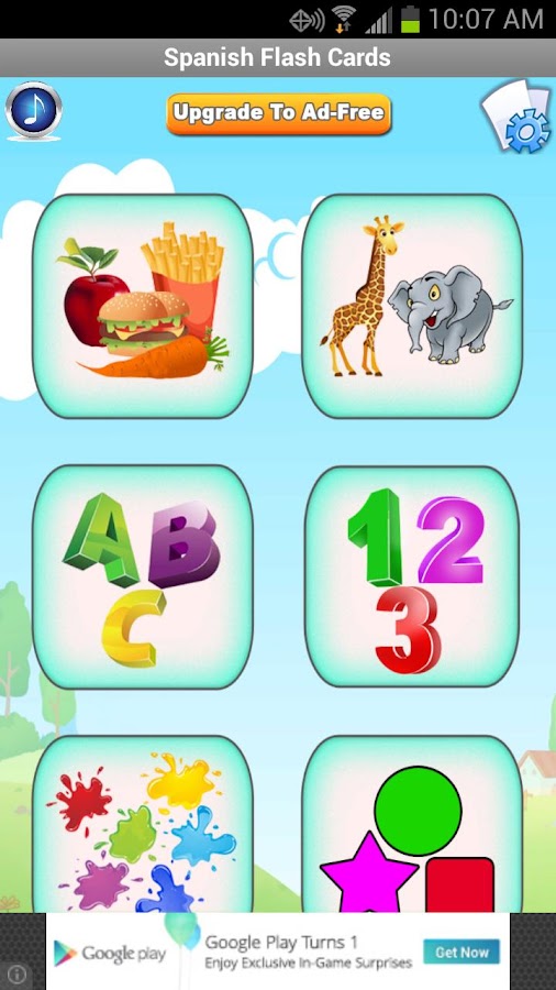 Spanish Baby Flashcards Android Apps on Google Play
