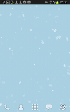 シンプルな雪の結晶 ライブ壁紙 無料版 Androidアプリ Applion
