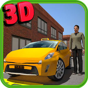 Airport taxi driver city rush for PC and MAC