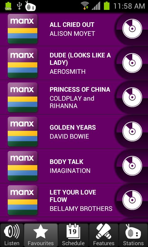 Manx Radio FM Screen 3