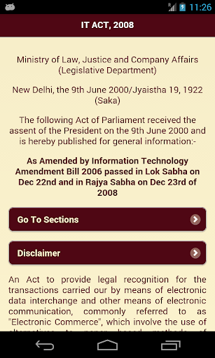 IT ACT 2008 INFORMATION
