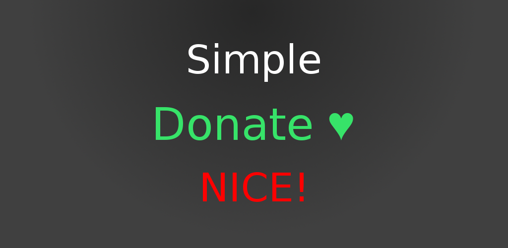 Donation widgets. Simple nice. Simple nice. Simple photo widget. Tadibe логотип.