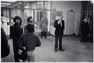 Joop Glimmerveen vóór de vergadering van het stembureau