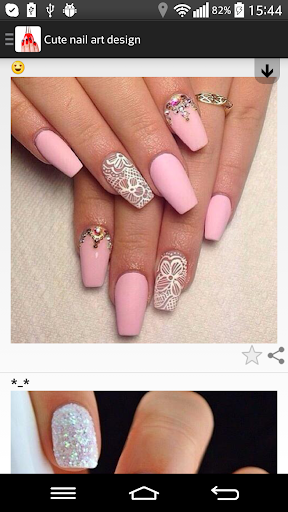 Cute nail art design