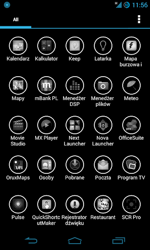 Holo B W Apex Nova Adw Icons